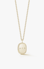Large Oblong Pendant in Gold - Billy