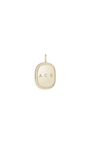 Large Oblong Pendant in Gold - Billy