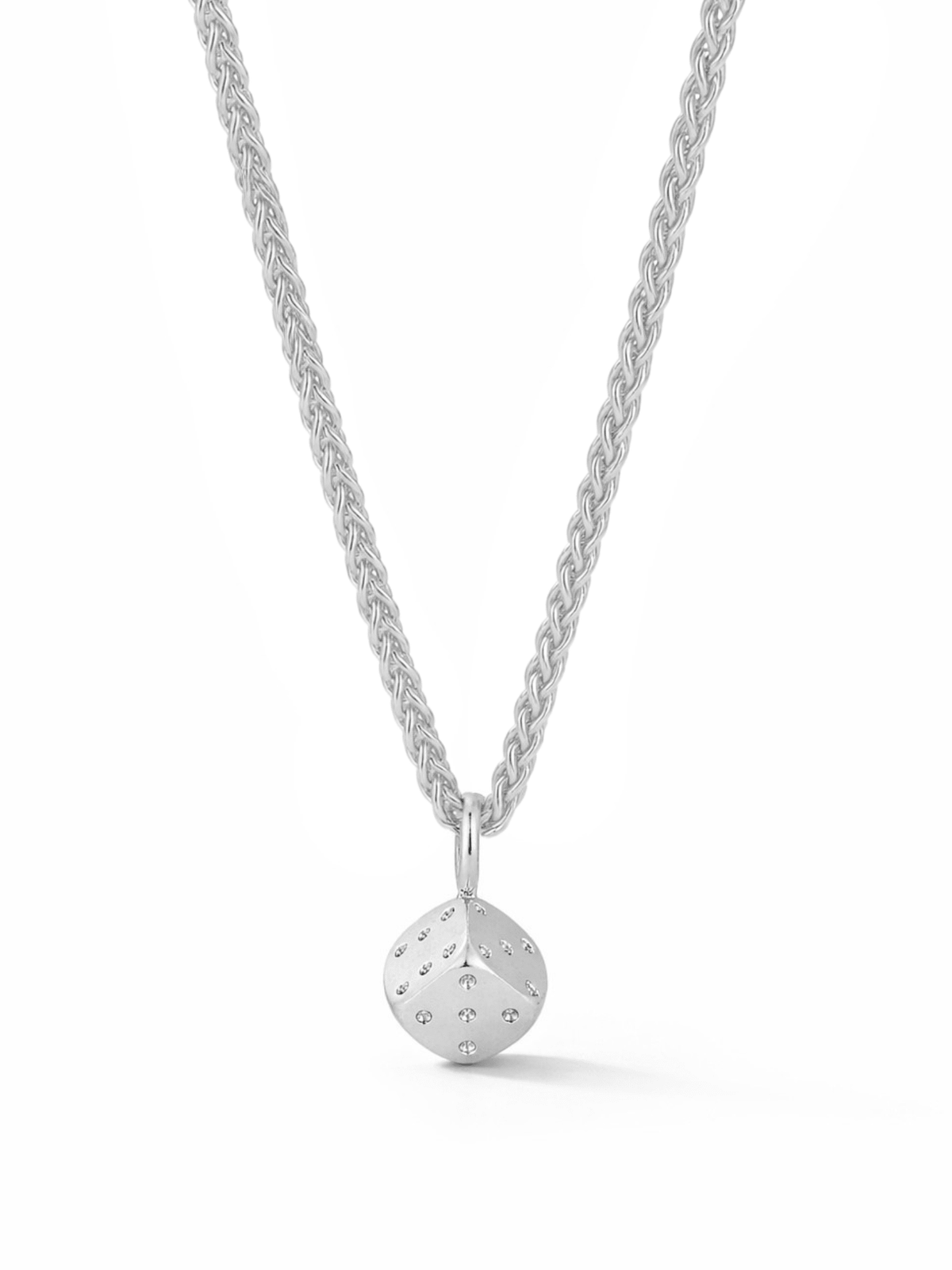 Lucky Dice Necklace in Silver - Billy