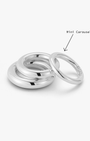 Mini Carousel Ring in Silver - Billy