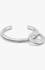 Notched Jumbo Carousel Ring in Silver - Billy