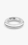 Notched Jumbo Carousel Ring in Silver - Billy