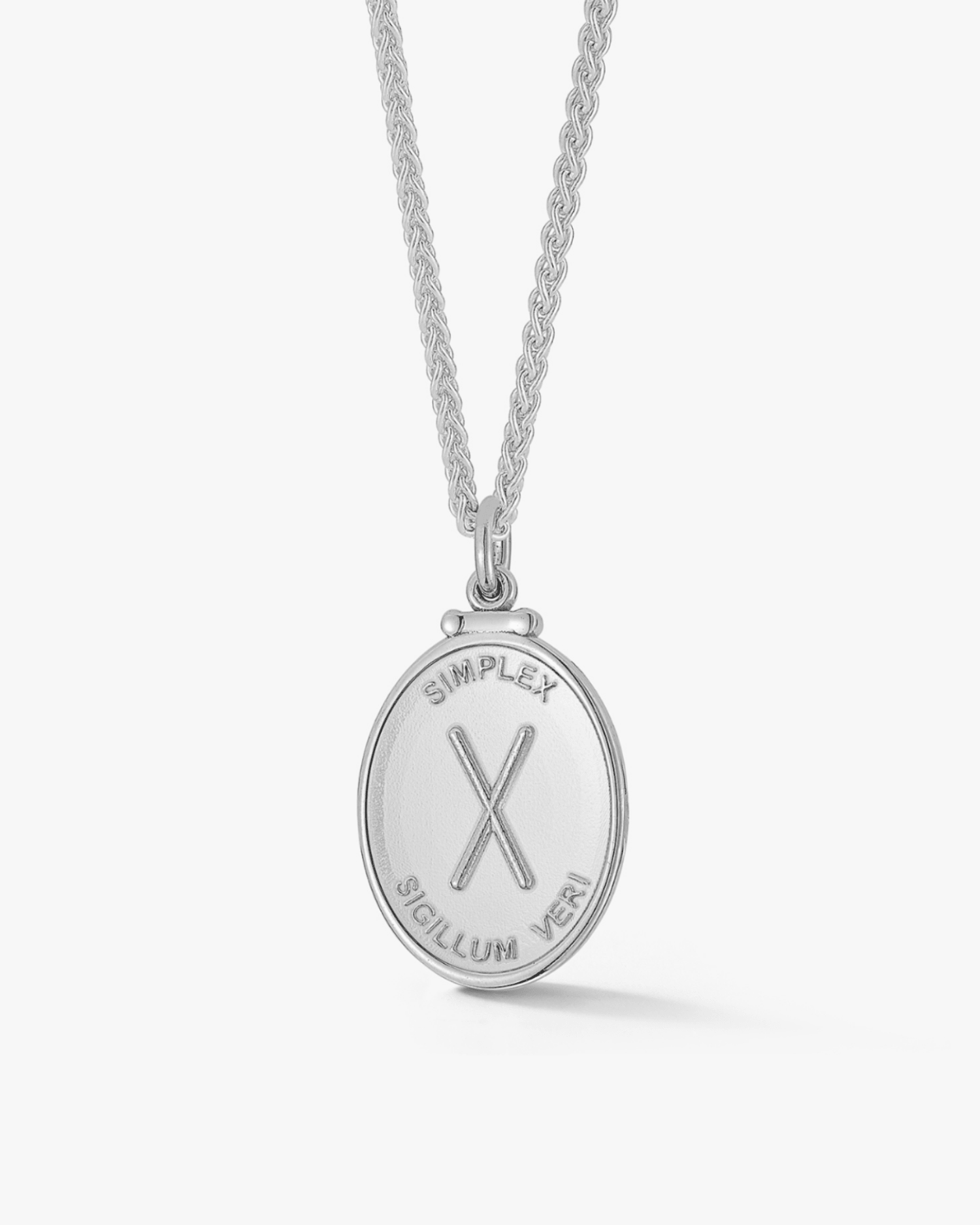 Silver X Medallion - Billy