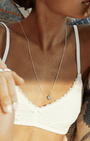 Small Custom Tag Necklace in Silver - Billy