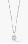 Small Love is War Pendant in Silver - Billy