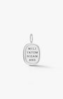 Small Love is War Pendant in Silver - Billy