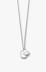 Small Oblong Pendant in Silver - Billy
