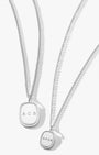 Small Oblong Pendant in Silver - Billy