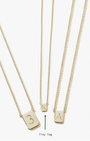 Tiny Custom Tag Necklace in Gold - Billy