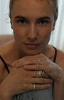 Twisted Carousel Ring in Gold - Billy