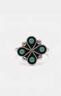 Vintage Turquoise Clover Ring - Billy
