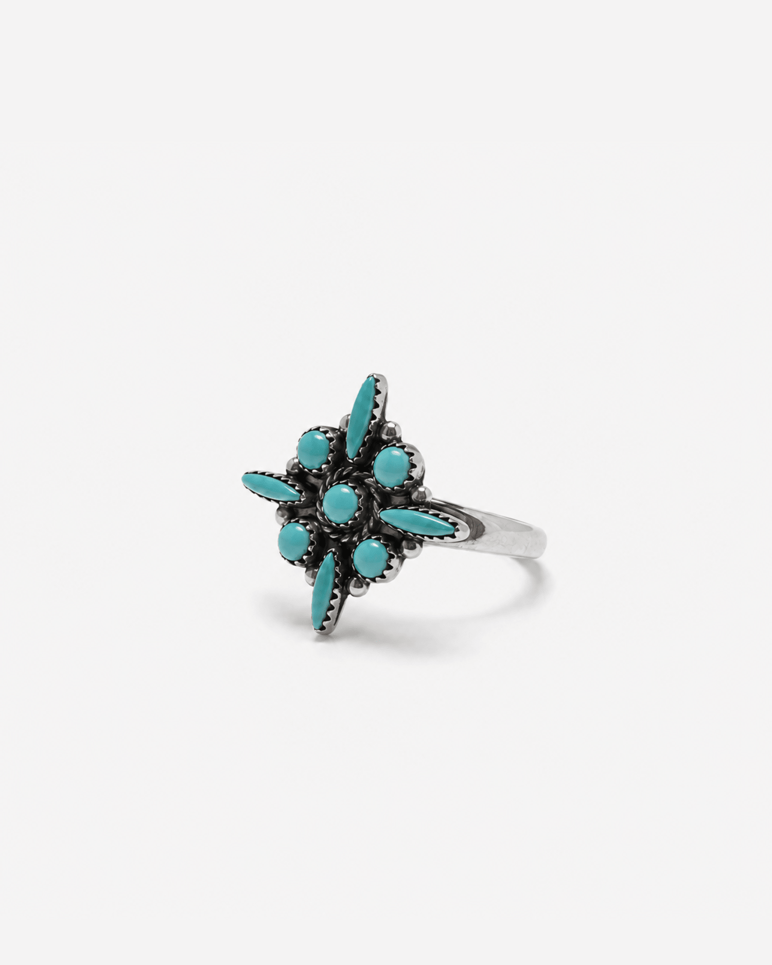 Vintage Turquoise Starburst Ring - Billy