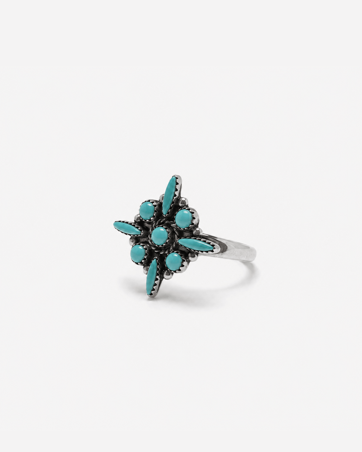 Vintage Turquoise Starburst Ring - Billy