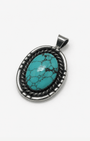 Vintage Turquoise Statement Pendant - Billy