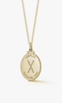 X Medallion in Gold - Billy