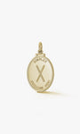 X Medallion in Gold - Billy