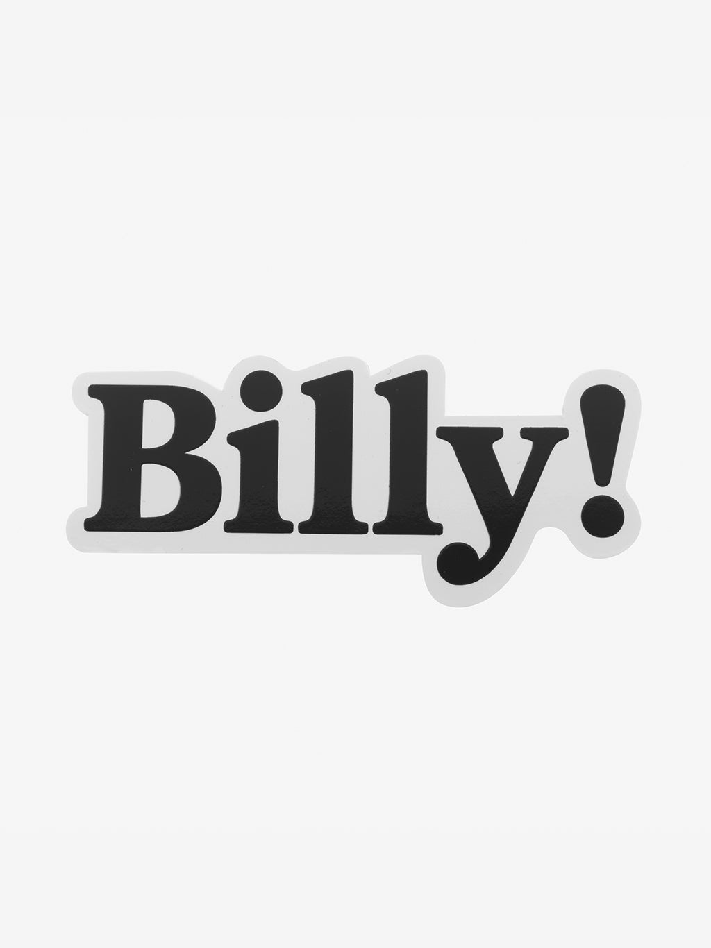 Classic Vinyl Stickers | Billy!