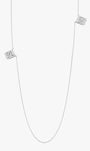 SI/NO Tag Necklace in Silver - Billy