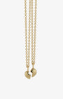 Split Heart Necklace Set in Gold - Billy